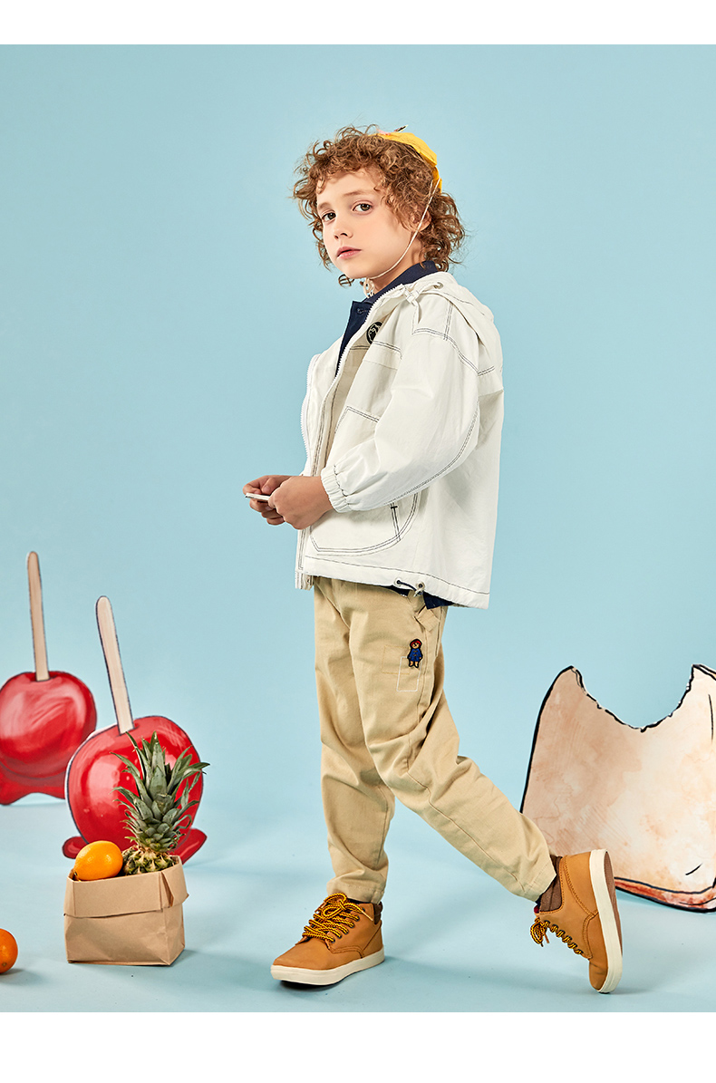 bear帕丁顿熊童装男童外套春季连帽休闲外套【价格 图片 品牌 报价】