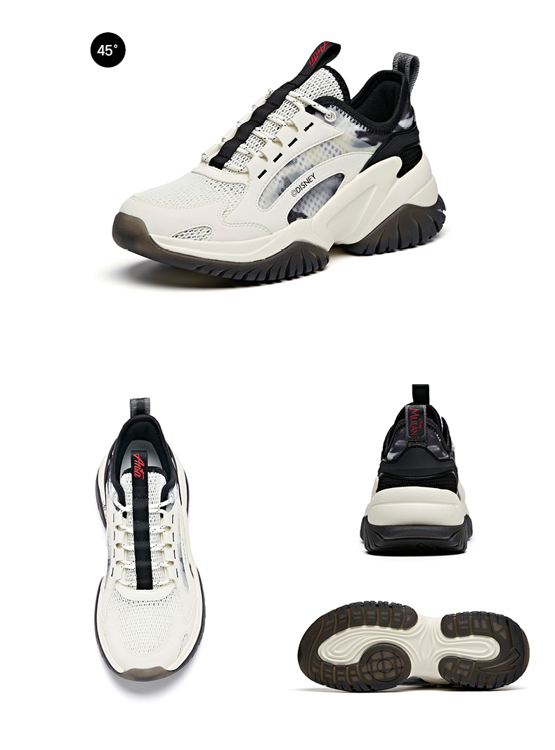 门店直邮安踏花木兰女鞋迪斯尼运动鞋2020夏新款网面透气学生轻便街拍