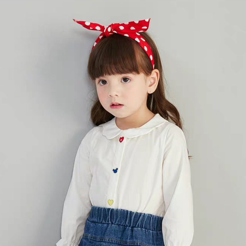 儿童刘海片空气轻薄款迷你齐刘海 女中厚假发片接发宝宝儿童发饰 你