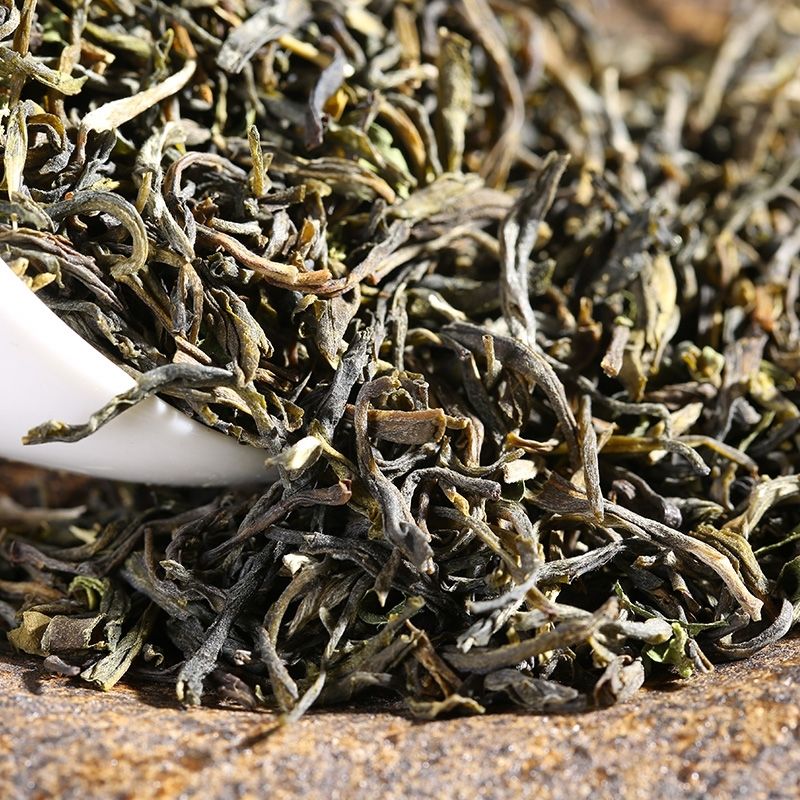 糯米香茶云南特产糯米香普洱糯米香绿茶浓香茶叶150克图片色