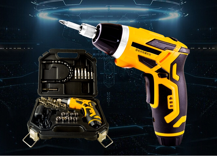 电动螺丝刀充电式小型迷你手电钻理线家家用电动起子电动螺丝批套装