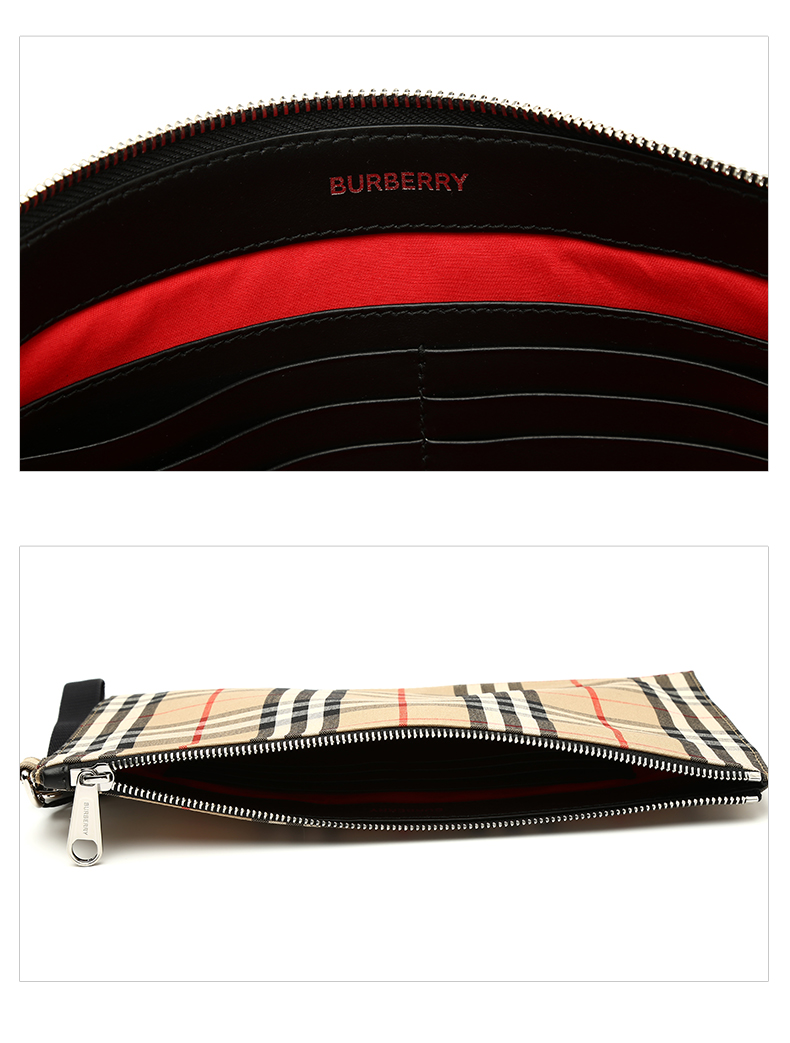 burberry博柏利时尚潮流格纹男士手包8014989
