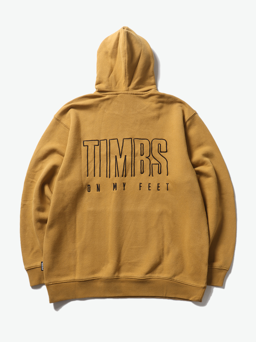 timberlandycc系列后背logo刺绣黄靴系带连帽卫衣19秋冬新品