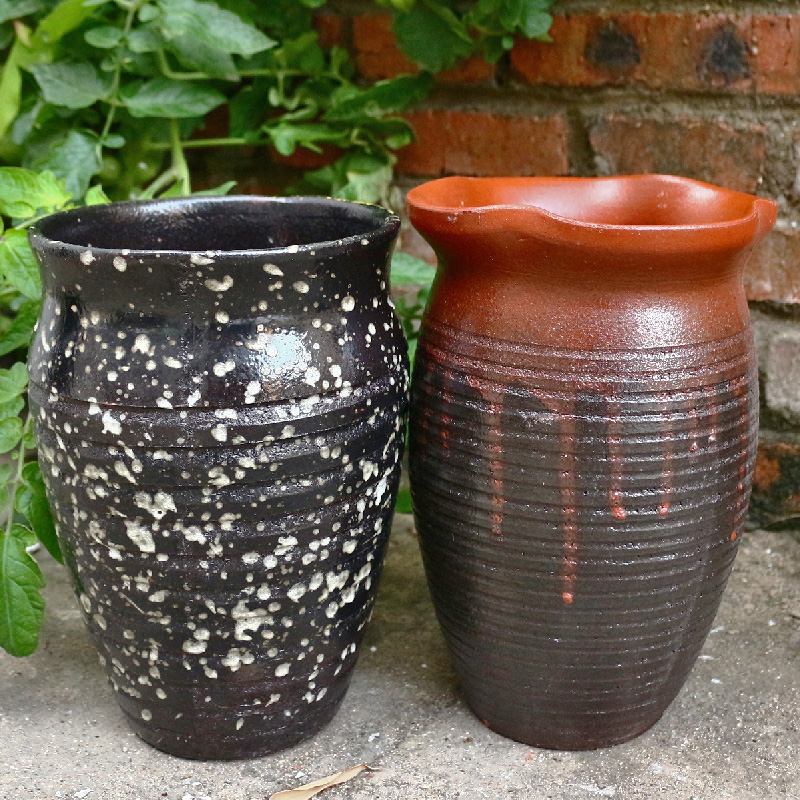 yicheng直筒中号花盆瓷特价大号简约法师老桩多肉肉瓷盆20cm花盆容器