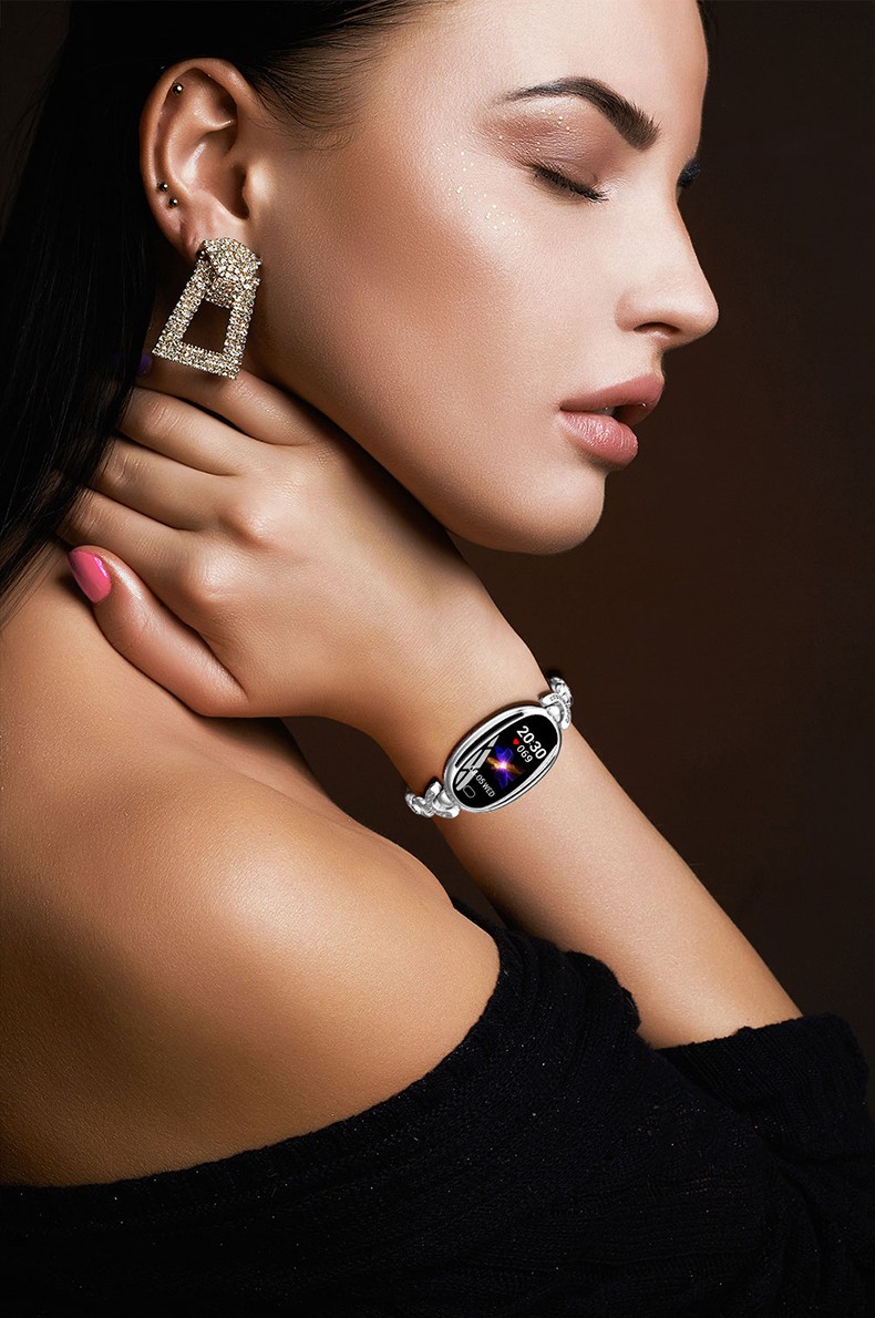 卡丝拉狄cathyladi智能手表女运动首饰监测健康心率心跳血压睡眠多