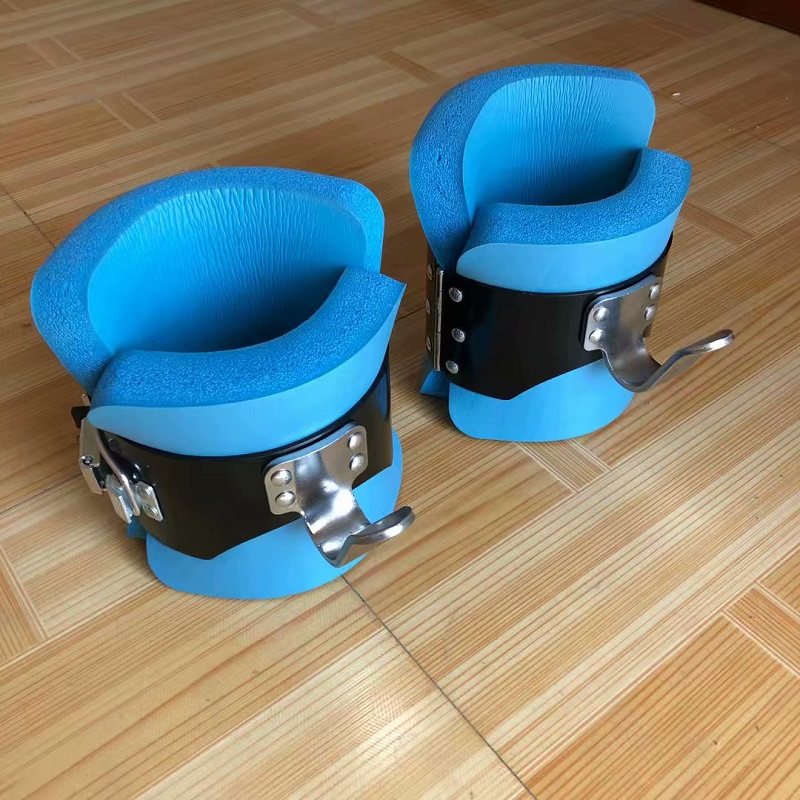 新春特价倒挂器脚套单杠倒立挂钩健身仰卧倒立运动倒吊机增高器 蓝色