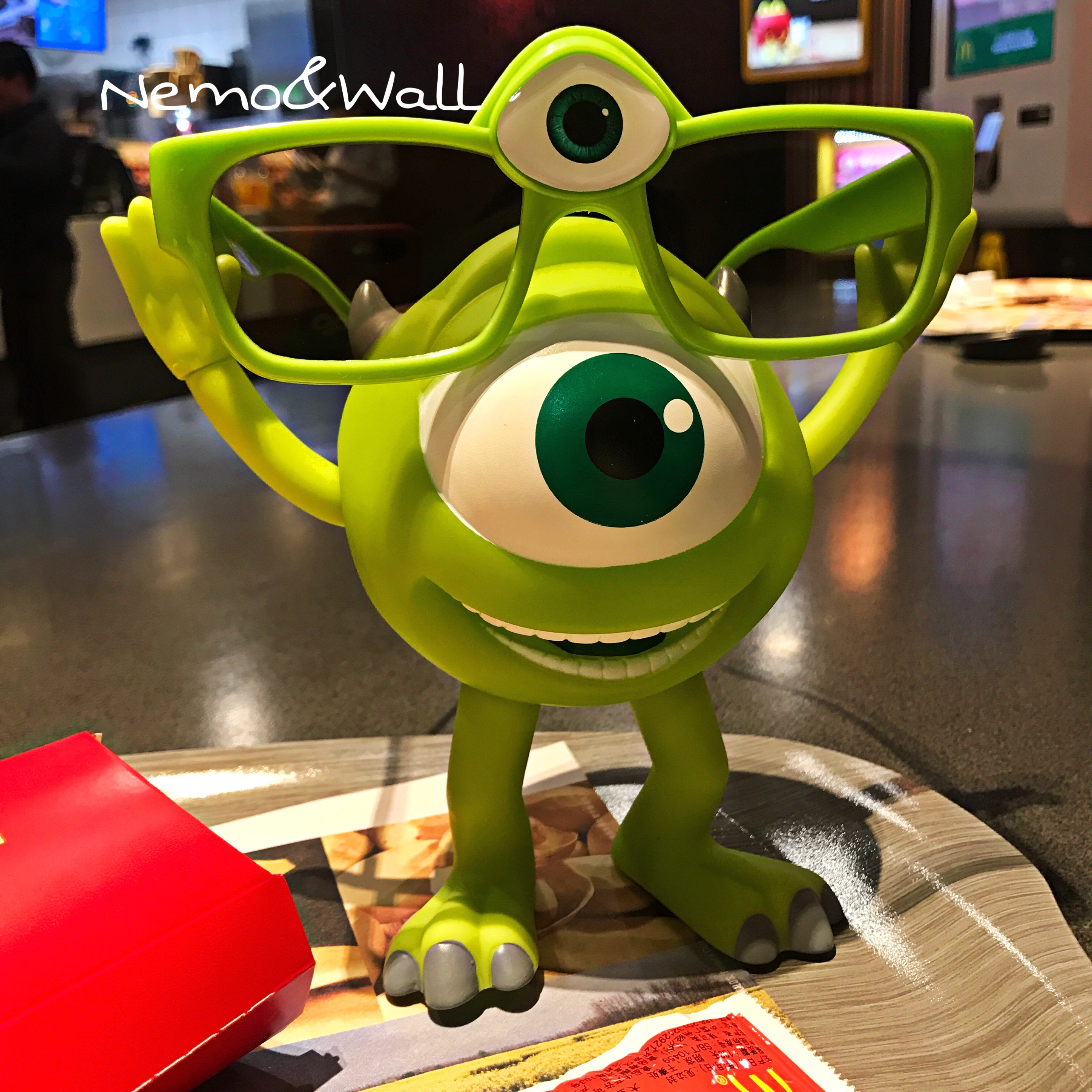 大眼仔怪物史莱克电影院专用家用卡通立体3d眼镜成人男女情侣绿色大眼