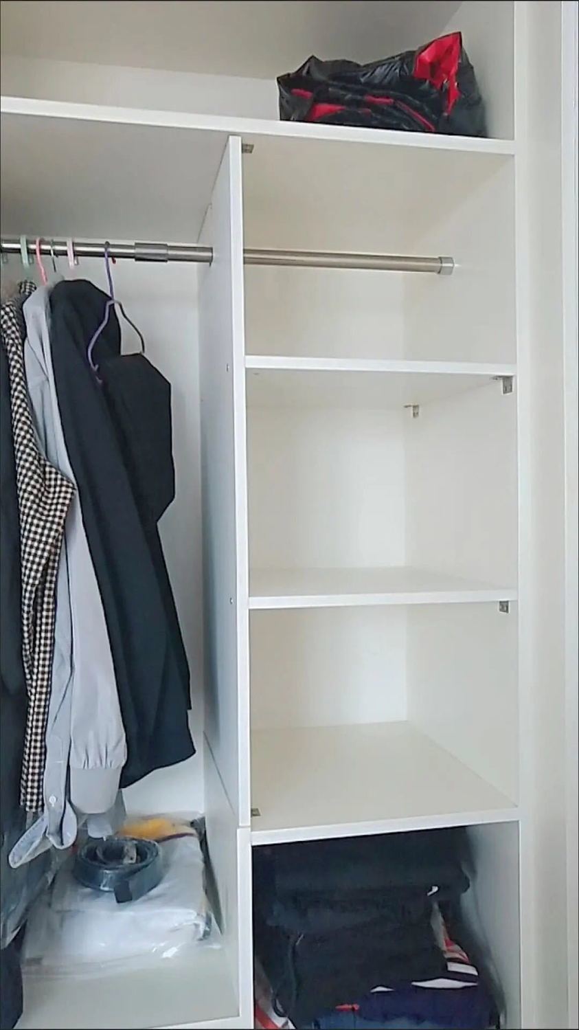 衣柜分层隔板置物架隔断收纳柜橱柜隔层板墙壁隔板柜子隔板分层架尺寸