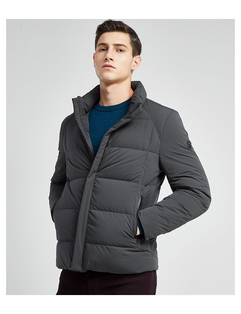 报喜鸟男装潮流休闲短款羽绒服男士冬季韩版上衣修身厚款外套