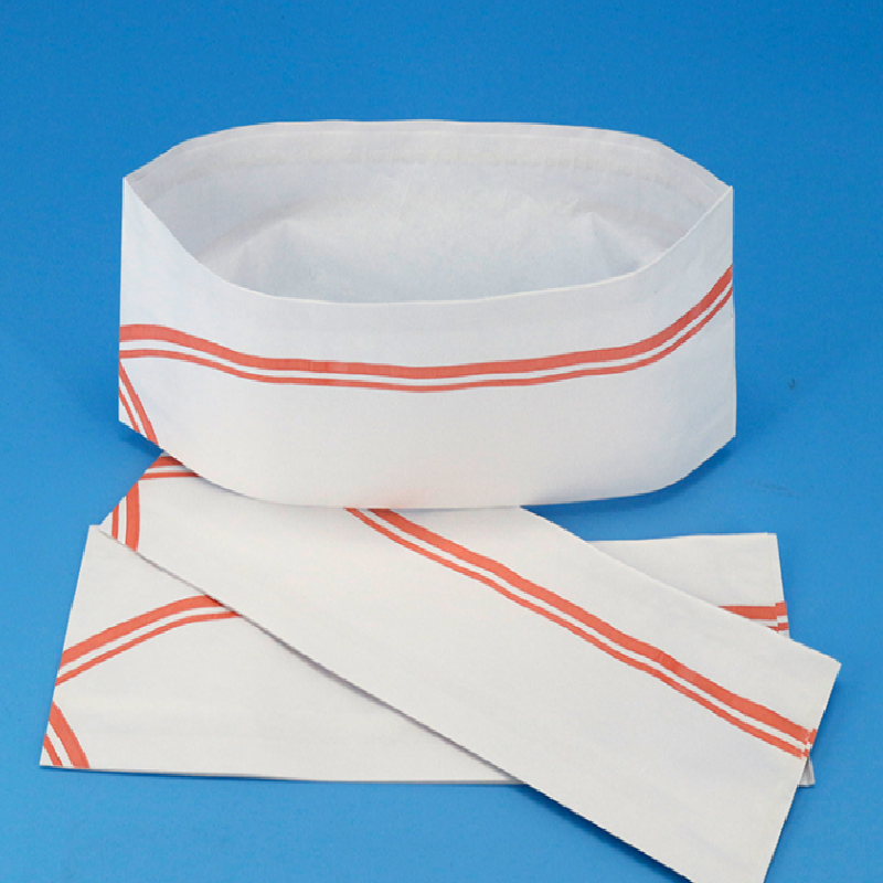 一次性厨师帽子男女士厨房餐饮工作帽加厚无纺布透气高帽纸帽船帽30cm