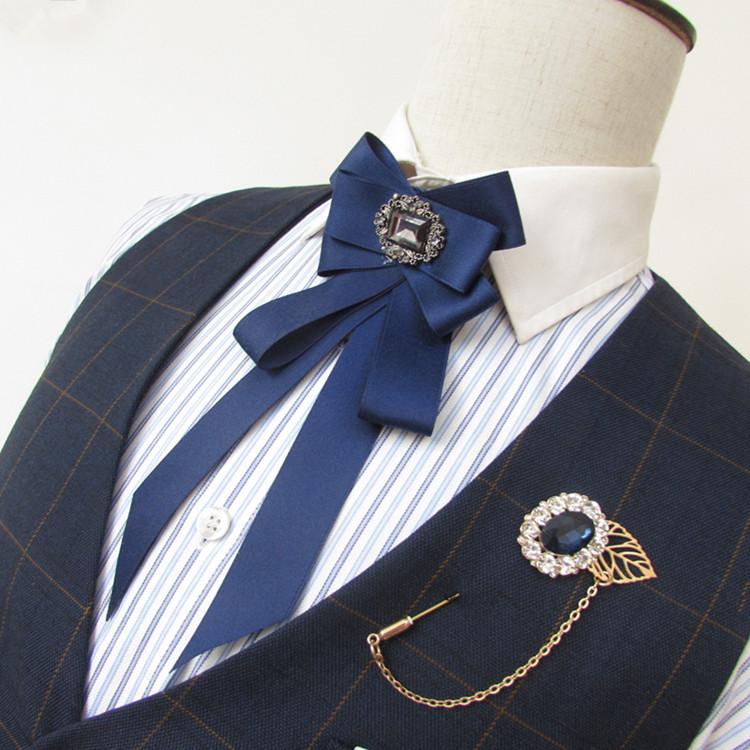 蝴蝶结领带男韩版潮流男士婚礼领结中学生校服领带演出配饰学院风韩国