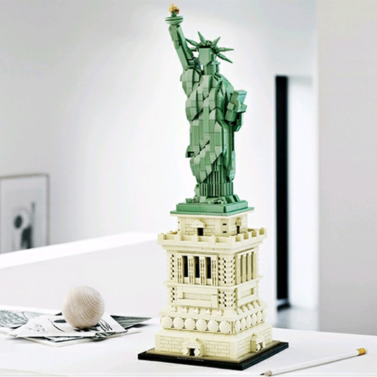 [保税区发货]乐高(lego)积木玩具 21042 自由女神像16  积木 益智