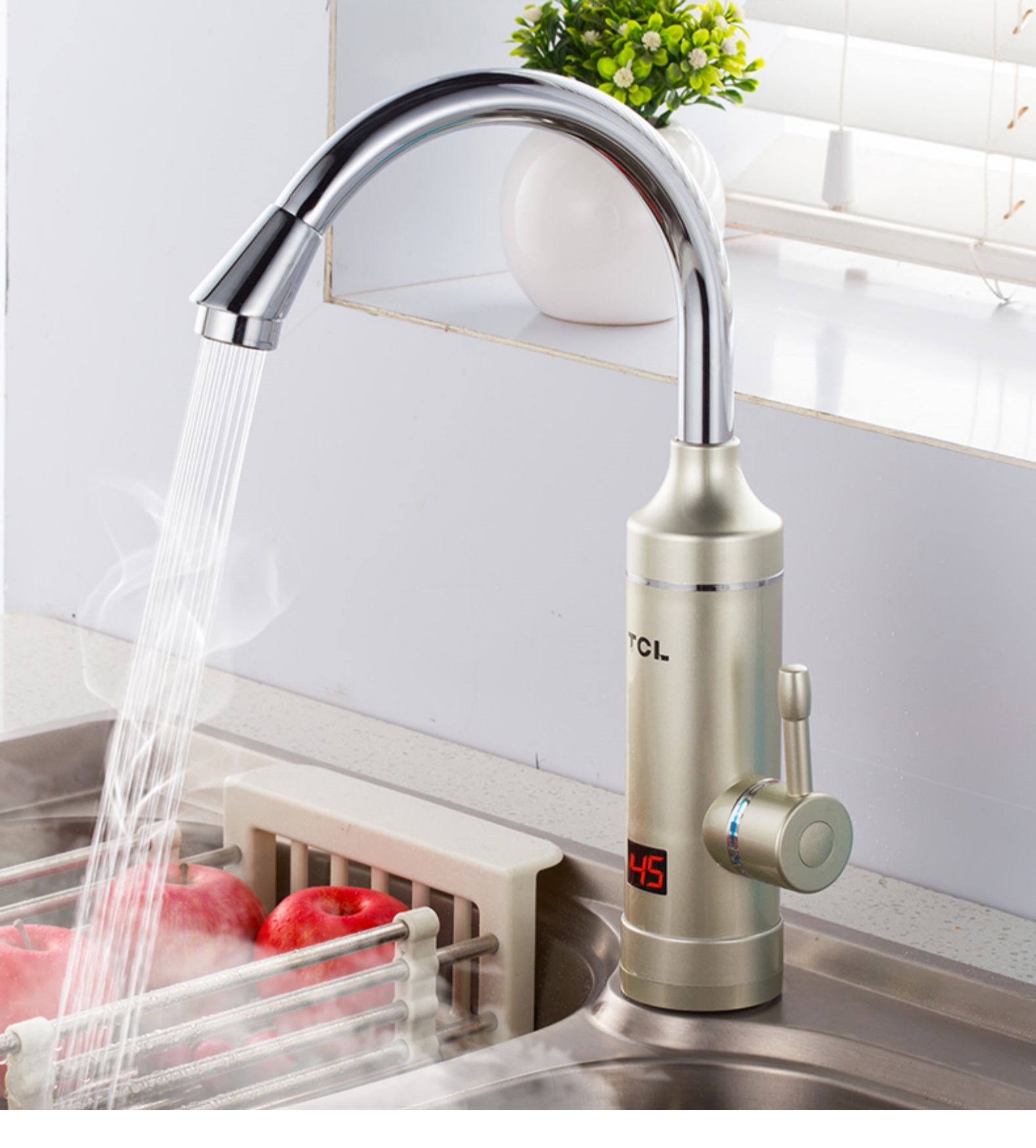 tcl电热水龙头速热即热式加热厨宝快速厨房自来水热电热水器家用