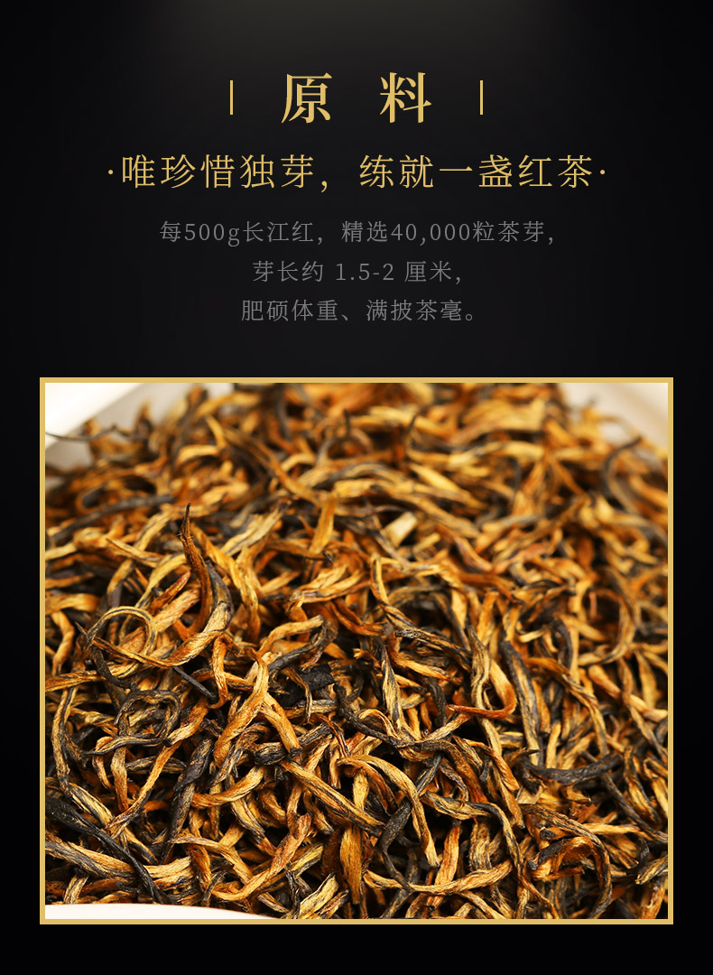 川红长江红红茶金色经典款2019年新茶特级红茶时尚经典年货礼盒茶叶81