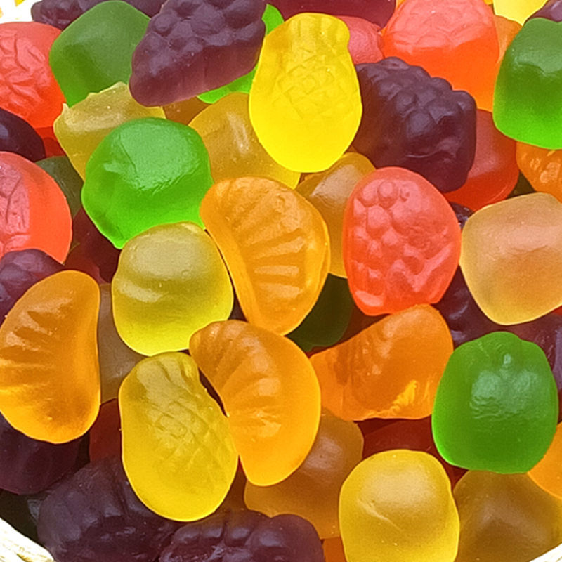 什锦8味橡皮糖qq糖软糖喜糖200克混合味袋装新品休闲食品零食