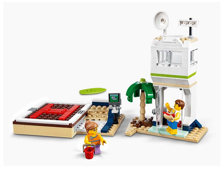 (3种拼法)lego乐高创意百变系列31083巡航大历险creator拼插积木