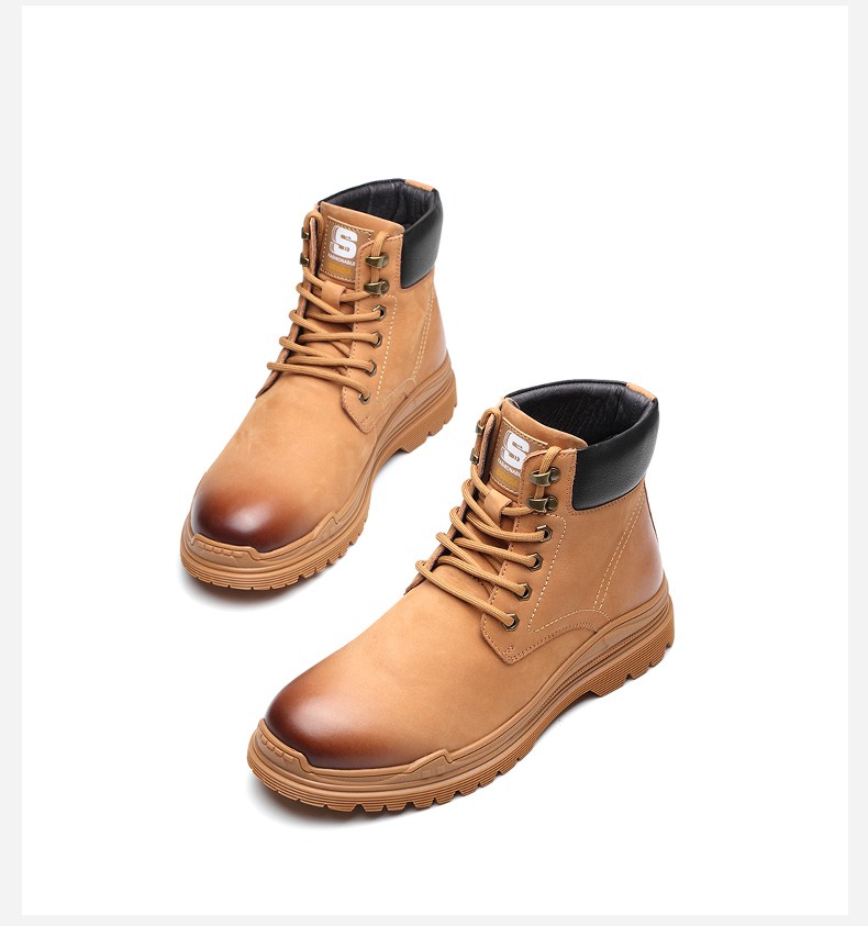 senda森达2019冬新专柜同款欧美机车风休闲男马丁靴1xp06dd9