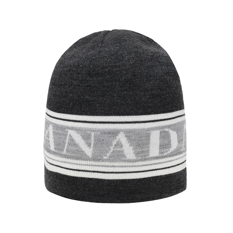 canadagoose加拿大鹅男女中性美丽诺羊毛帽子针织帽5409l