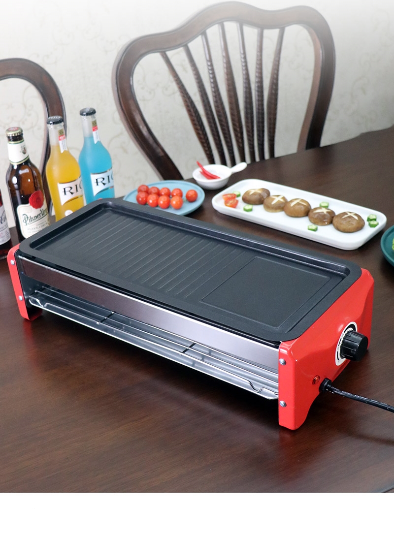 电烤炉黄金蛋家用无烟烧烤串机双层烤肉盘电烧烤炉烧烤网红铁板烧烤