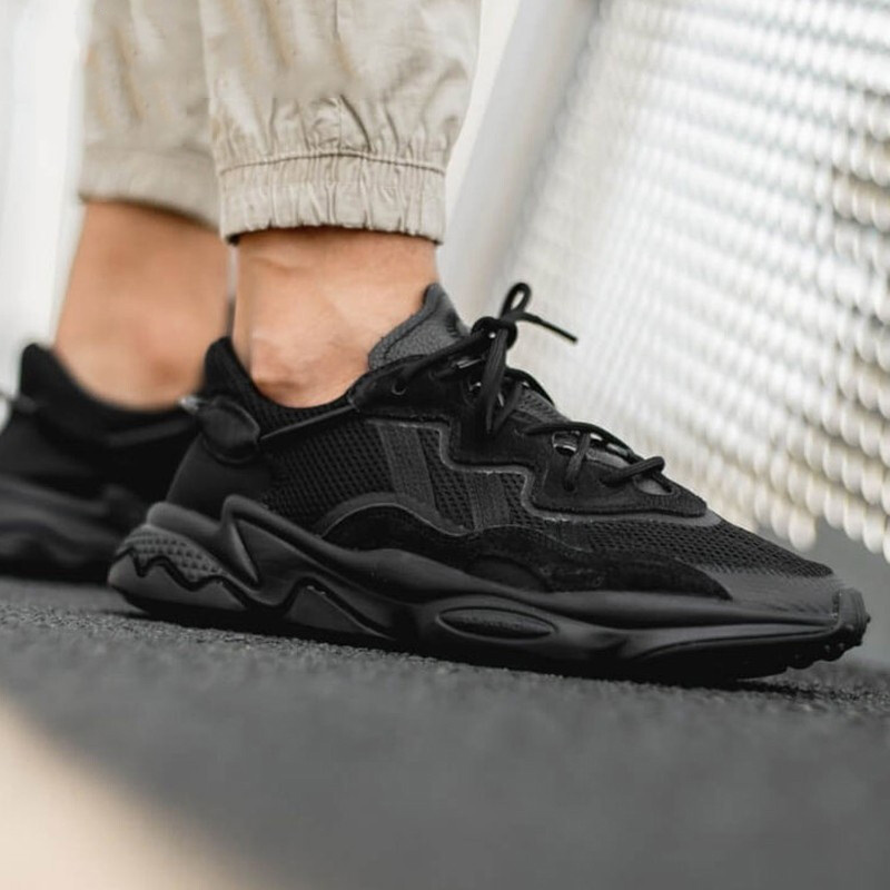 adidas阿迪达斯男鞋三叶草2021新款ozweego黑武士复古老爹鞋休闲鞋ee