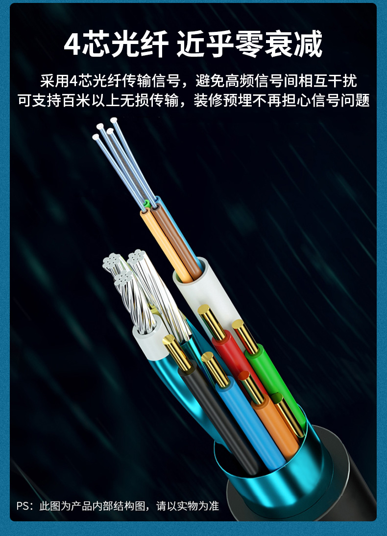 晶华(jh)线材h108 晶华 hdmi线高清2.