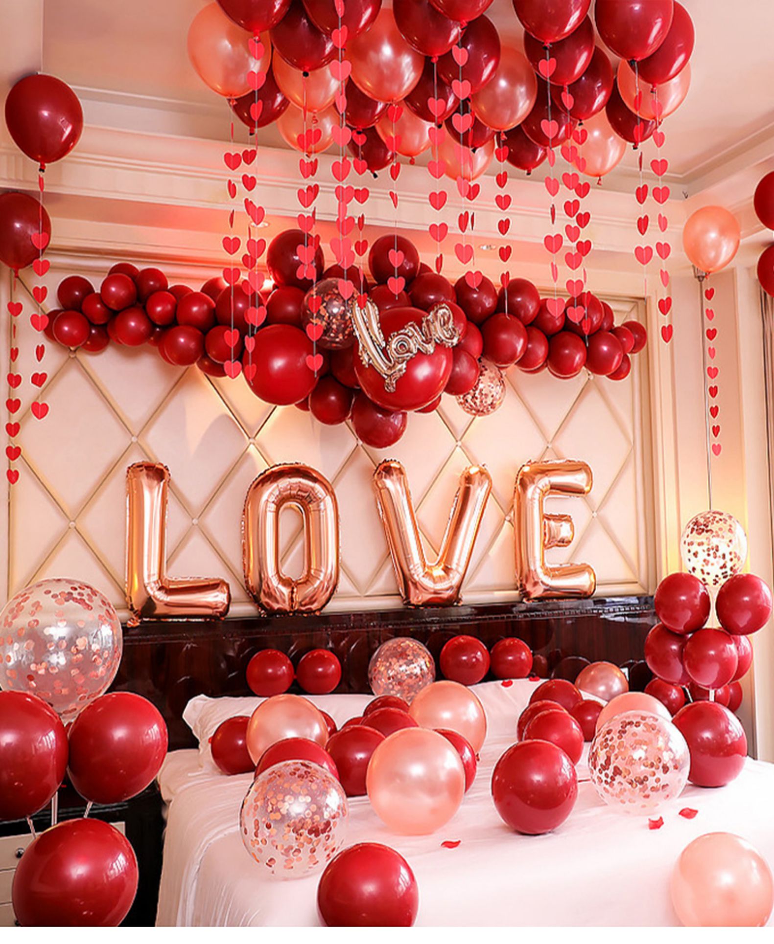 婚房布置套装网红婚礼创意浪漫场景用品大全婚庆结婚气球装饰套餐love