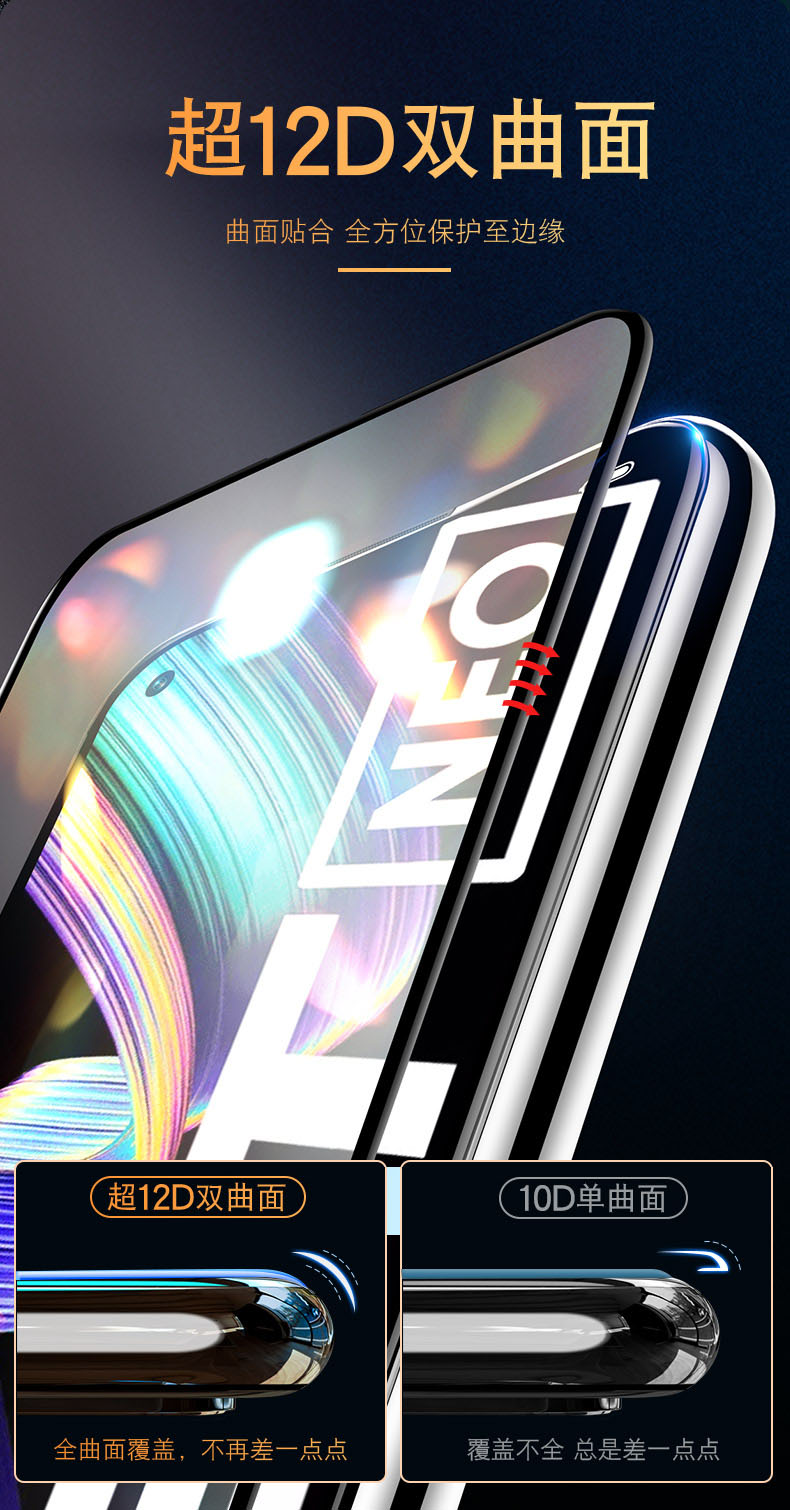 寻帜梵 realme真我gt钢化膜全屏gtneo闪速版防窥膜真我gt大师版手机