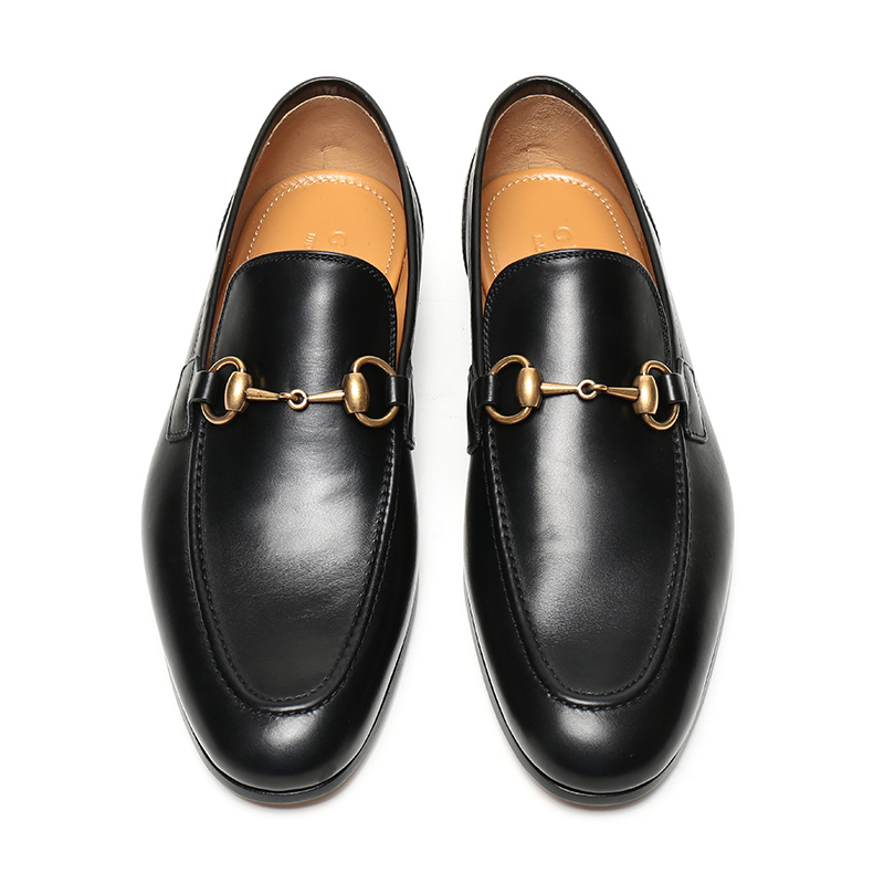 blm00 gucci 古驰 男士皮革马衔扣乐福鞋商务皮鞋 406994 blm00【价格