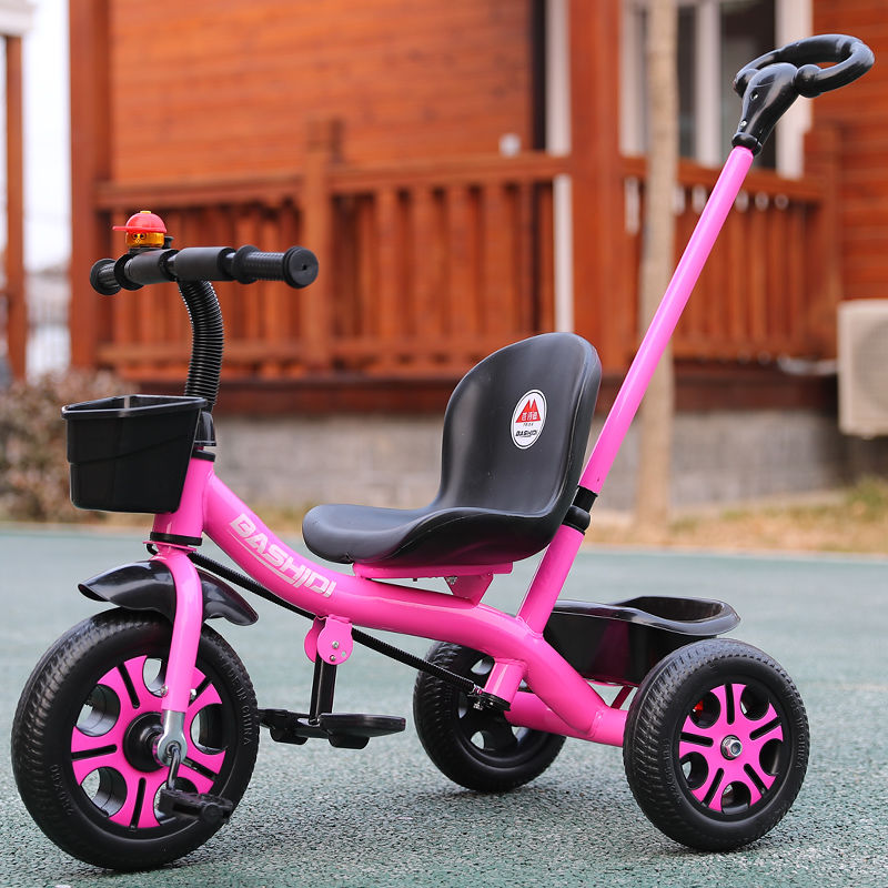 儿童三轮车大座椅脚踏车1-2-3-6-岁单车童车自行车宝宝婴儿手推车