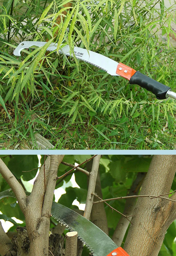 御蓝锦不锈钢伸缩高枝剪高空锯修枝锯果树高枝锯子园林工具手锯