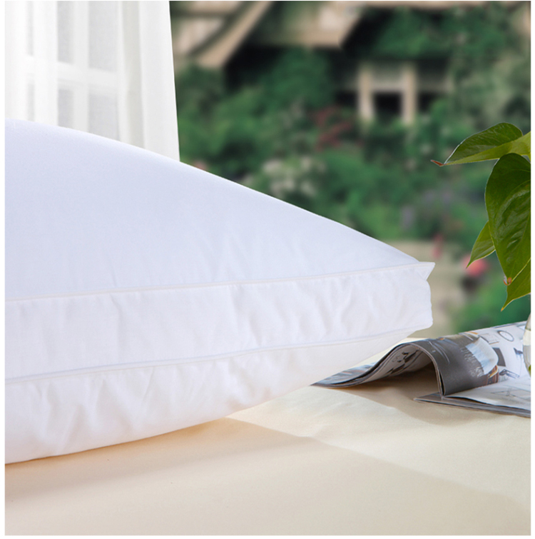 雅兰家纺全棉酒店枕头枕芯一对成人立体羽丝绒枕整头枕头