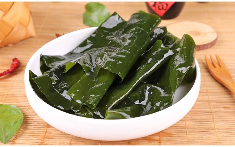 盐渍海带边嫩绿薄海带边深海昆布边新鲜海藻宽叶非干货盐渍裙带菜