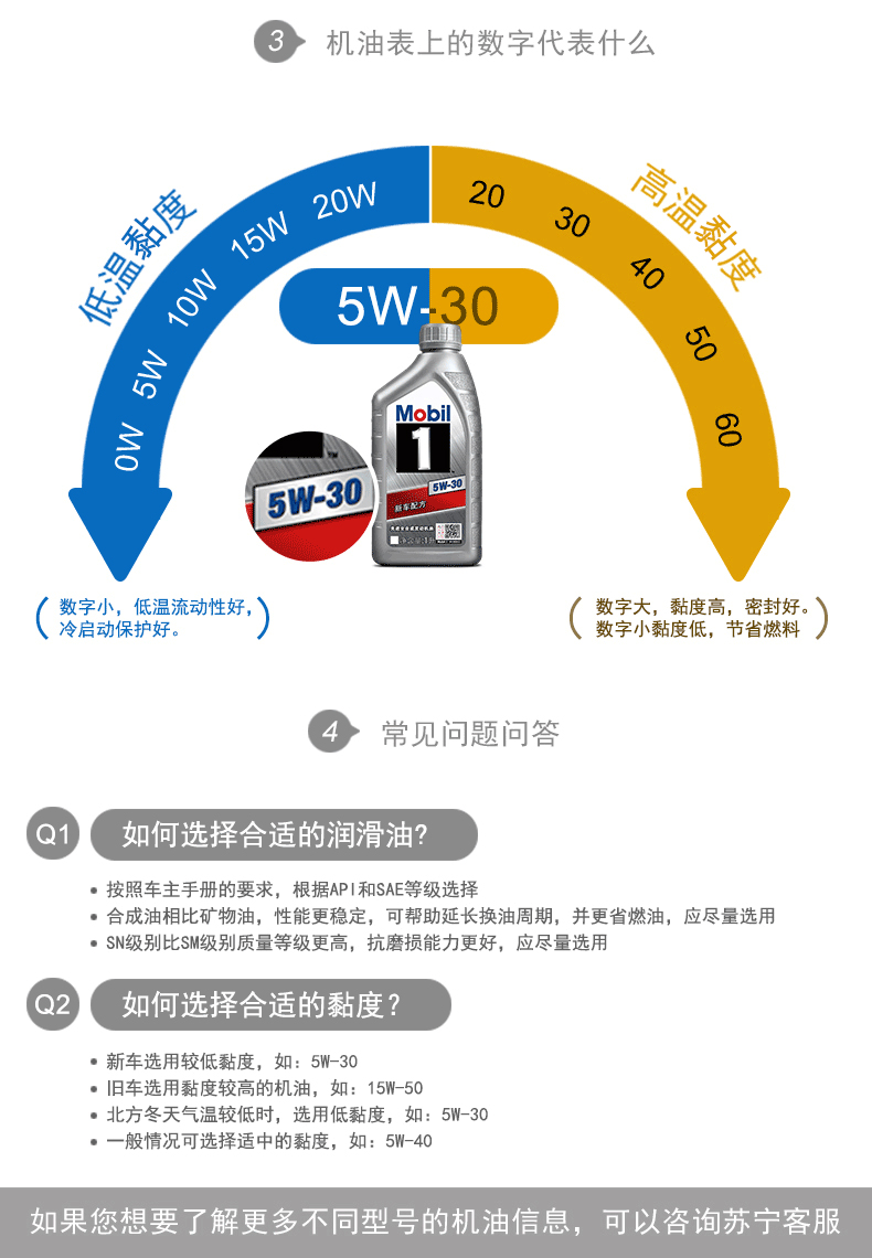 美孚mobil美孚1号全合成机油5w30snplus级1l