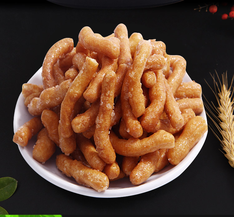 河南特产散装老式江米条雪花条糕点小零食糯米条小吃京果点心500g