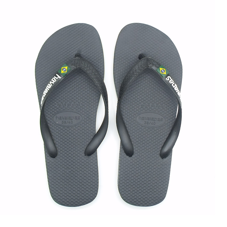 男士橡胶防滑人字拖鞋沙滩凉拖大码44纯色45码软底休闲46舒适学生 闪