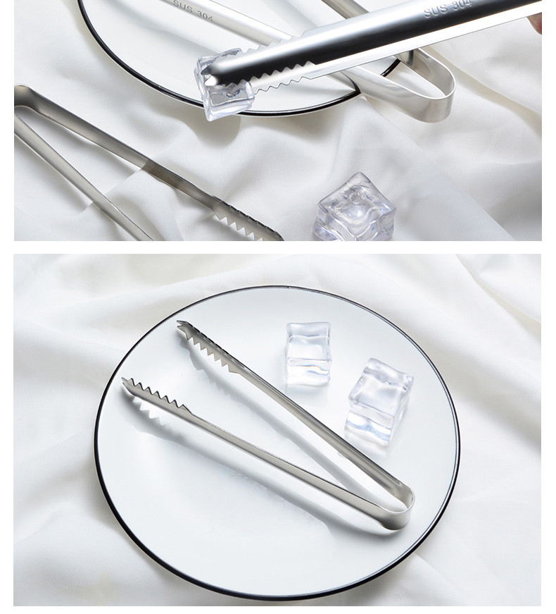 拓进厨房小工具603tm#591855115848 不锈钢冰块304不锈钢冰块夹子香菜