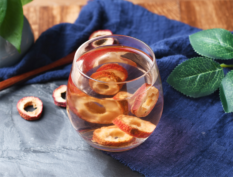 山楂干无核去籽山楂空心圈泡茶泡水新鲜散装山楂切片山楂果干一斤500