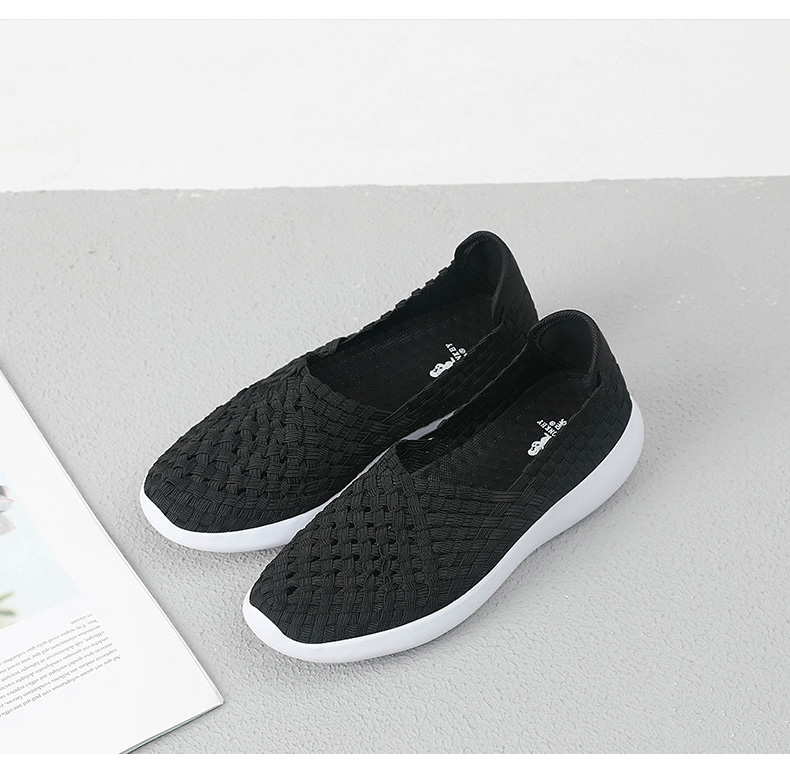 公猴 休闲鞋 女 2020新款 休闲 百搭 编织 懒人一脚蹬ins潮鞋