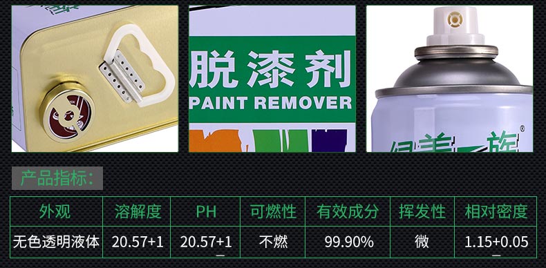 綠美一族 油漆清洗劑 高效脫漆劑汽車用金屬漆除漆劑強力脫漆水