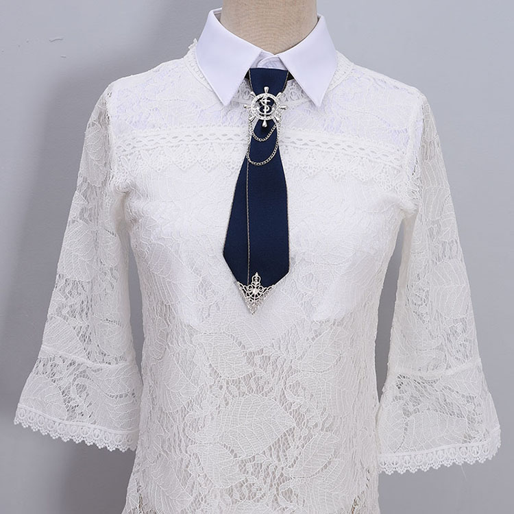 聚范日韩女学院风衬衫女领花领结ins表演领口配饰潮男女装饰商务领带