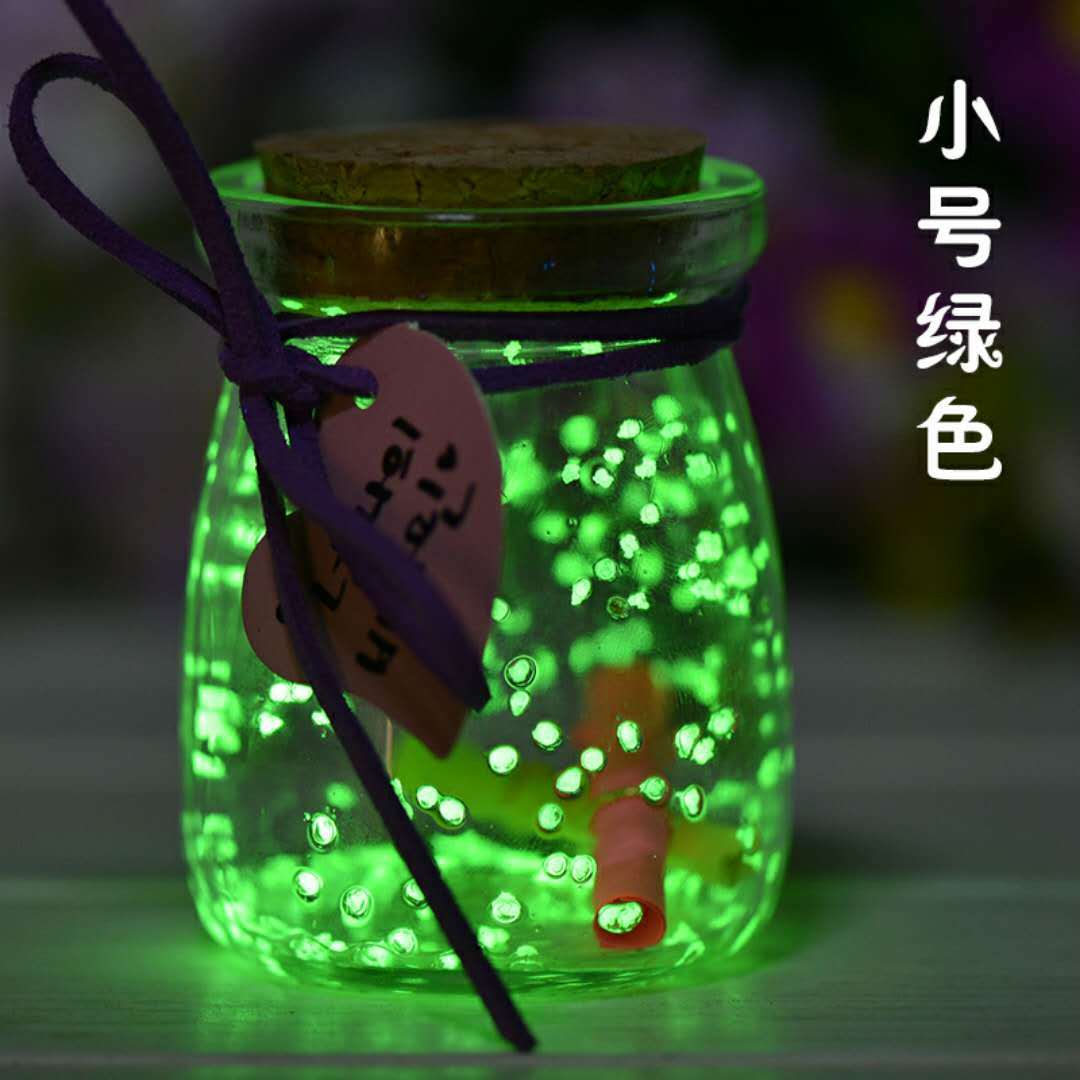 敬平装星星的瓶子大号玻璃瓶创意星空瓶木塞夜光生日礼物成品许愿瓶水