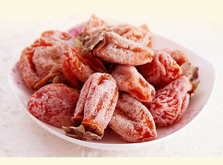 1斤包装冰箱冷冻保存富平柿饼陕西富平特产霜降溏心柿饼吊柿子