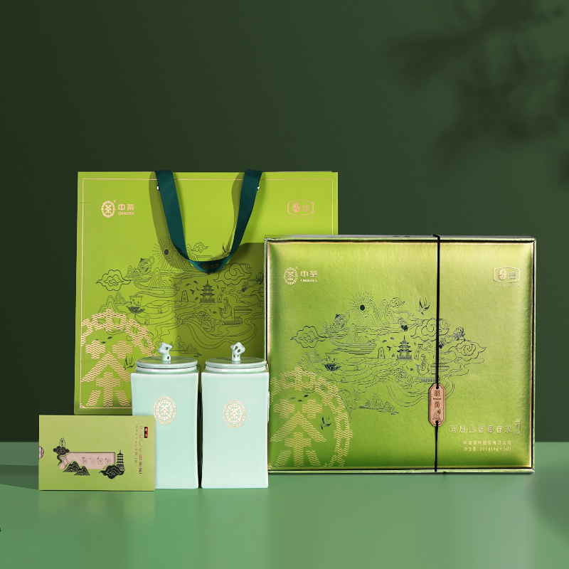 中茶抢鲜洞庭山碧螺春茶礼盒版200g