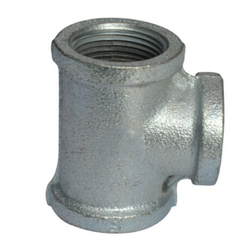 at 镀锌可锻铸铁异径三通 镀锌三通50