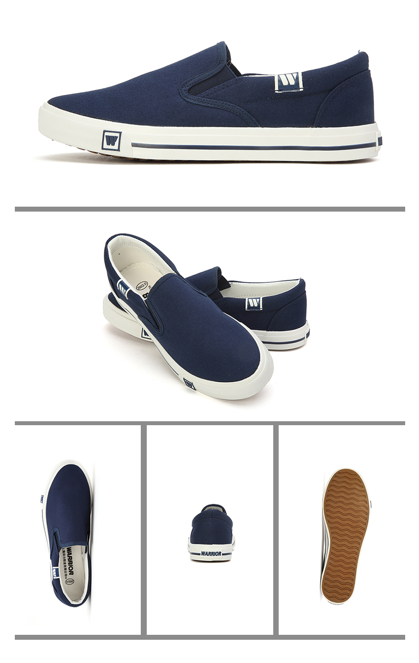 超级新品 回力(warrior)男女帆布鞋潮休闲鞋布鞋一脚蹬懒人鞋板鞋 wxy