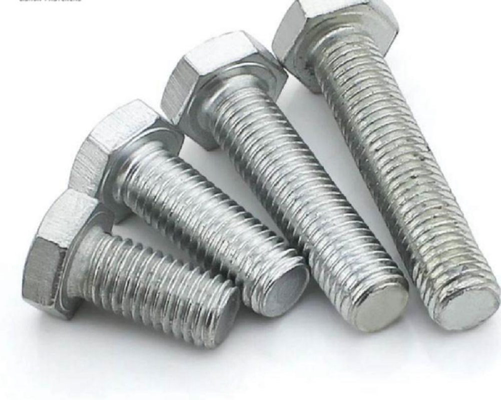 平垫88级镀锌外六角螺栓j套高强度螺丝螺钉外六方螺丝钉国标紧固件