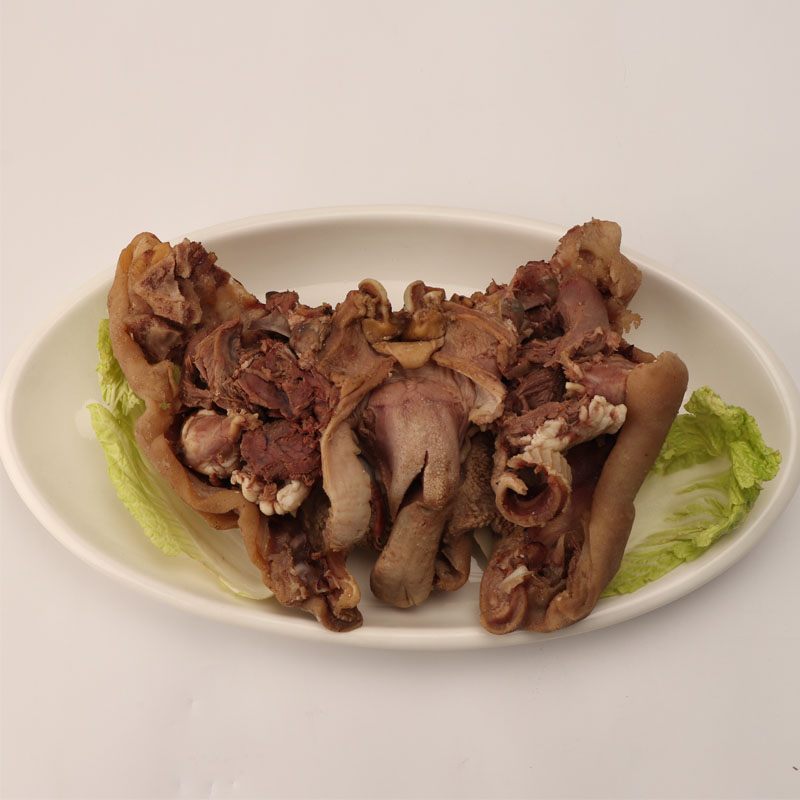 羊头肉1斤全熟新鲜羊杂熟羊脸羊下水去骨羊脸肉羊肉