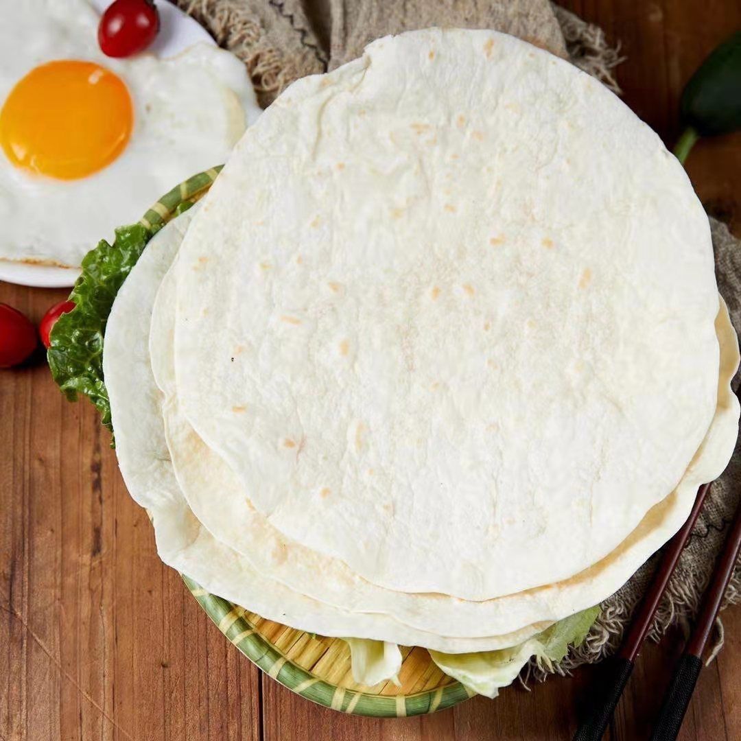 天湖8英寸卷饼薄饼烤鸭卷饼蔬菜鸡肉卷6寸10寸面饼皮8英寸墨西哥卷饼