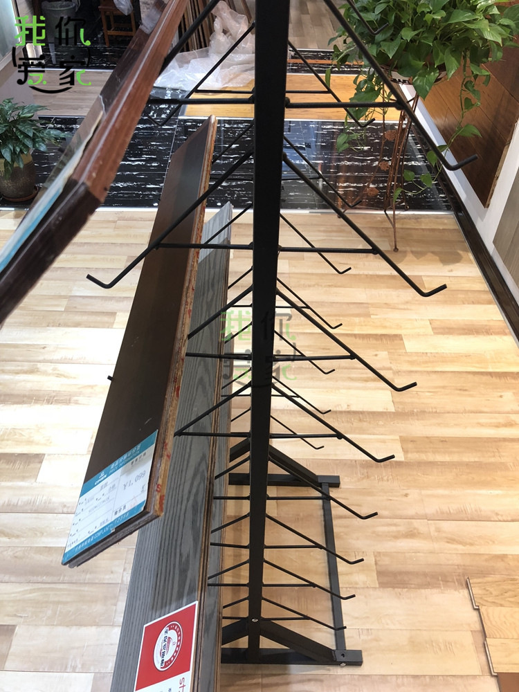 木地板展示架瓷砖展架陶瓷展示架腰线条架子墙砖样品地板架子