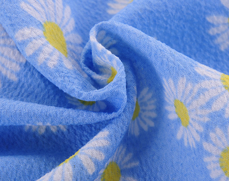 搓澡巾布长条布料搓后背不求人强力去污搓泥神器成人家用印花拉背 蓝